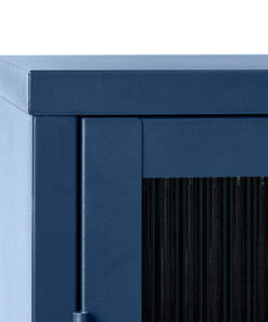 Gulltop vitrinekast blauw metaal 140cm-4.jpg