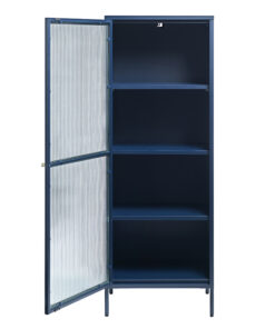 Gulltop vitrinekast blauw metaal 160cm-4.jpg