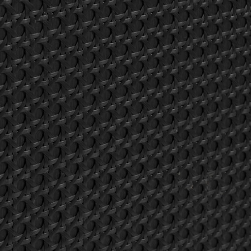 Pernille dresssoir zwart melamine rotan140cm-4.jpg