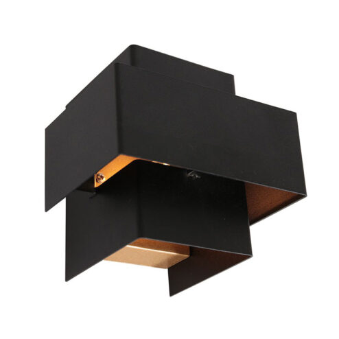 Wandlamp Muro Kubus Zwart