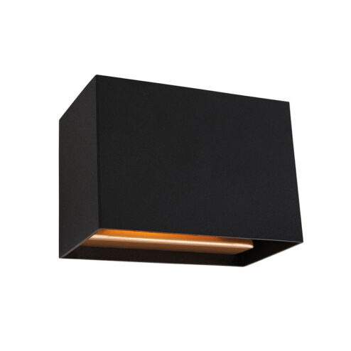 Wandlamp Muro Rechthoek Zwart