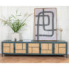 DPX Furniture Ayane tv meubel 5 deurs olive 225cm