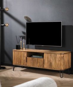Belisa TV-meubel mangohout  zandkleur 135cm