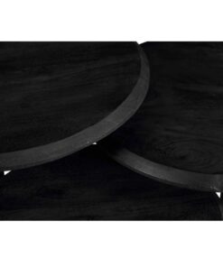 Franklin salontafel set van 3 zwart