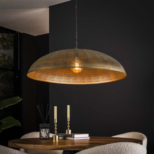 Gemini Hanglamp 90cm Brons antiek