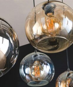 Marble 7-lichts glazen hanglamp