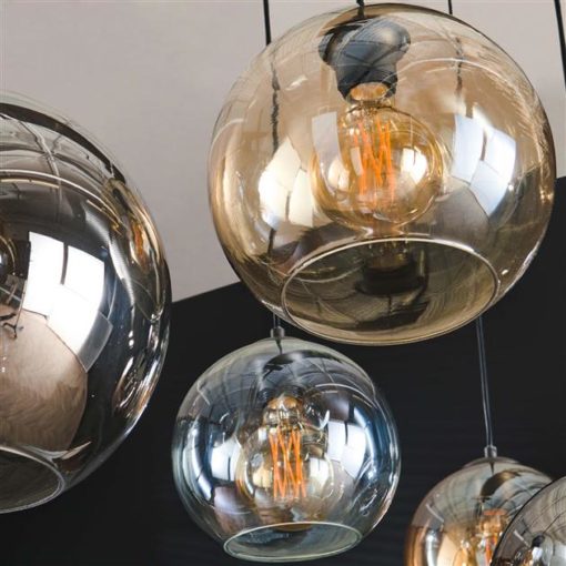 Marble 7-lichts glazen hanglamp