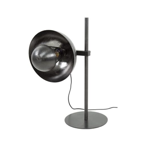 Payton 1-lichts tafellamp Zwart nikkel