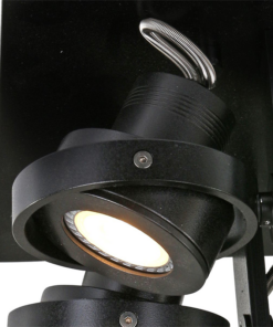 Plafondspot Quatro 4-lichts Zwart