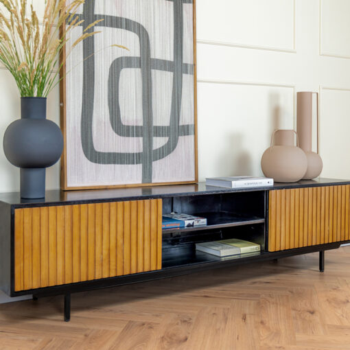 DPX Furniture Venere tv meubel bruin 210cm
