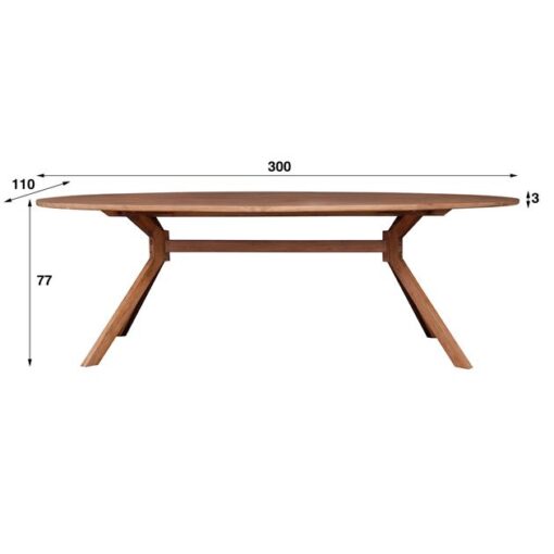 Astra Eetkamertafel 300cm