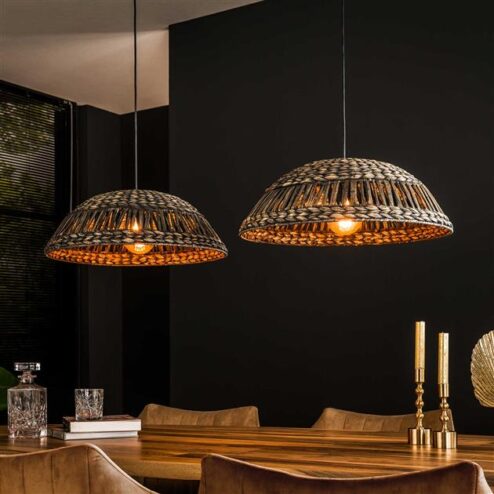 Iris 2-lichts Hanglamp dome