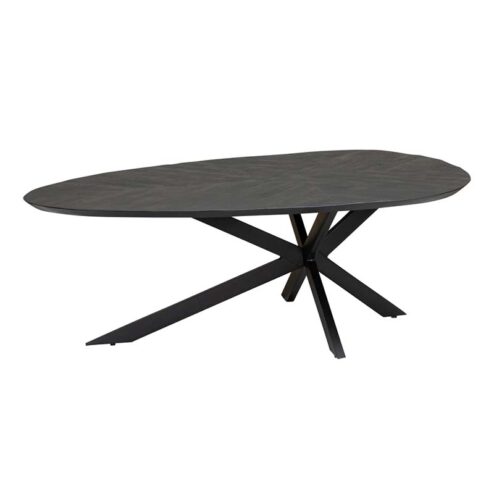 Salontafel Draco zwart 130cm