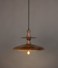 Cath 1-lichts Hanglamp Large Walnoot