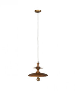 Cath 1-lichts Hanglamp Small Walnoot