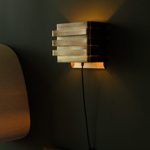 Dumont 1-lichts Wandlamp Goud