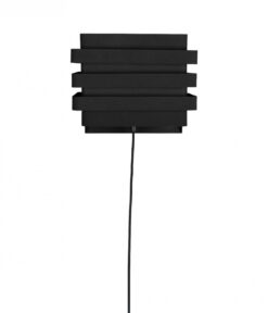 Dumont 1-lichts Wandlamp Zwart