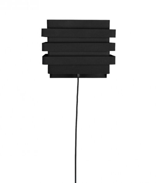 Dumont 1-lichts Wandlamp Zwart