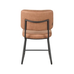 Eetkamerstoel Hannah Cognac Micro Suede