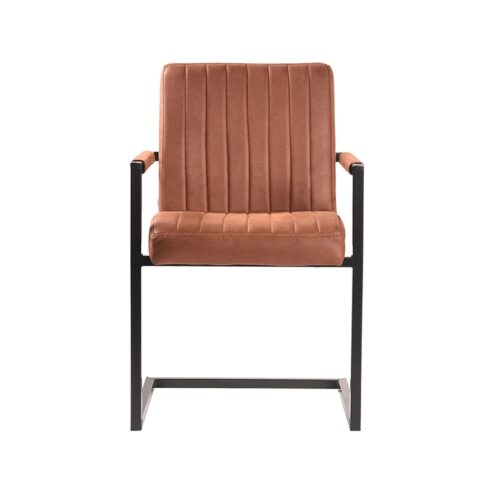 Eetkamerstoel Lilo Cognac Microfiber