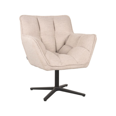 Fauteuil Alexa Naturel Boucle