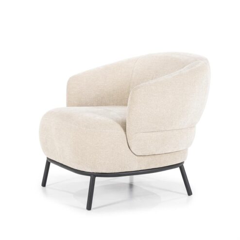 Fauteuil David - taupe Safari