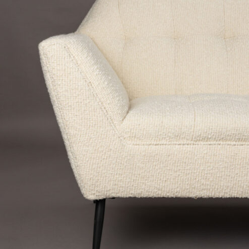 Fauteuil Kate Bouclé Beige 94cm