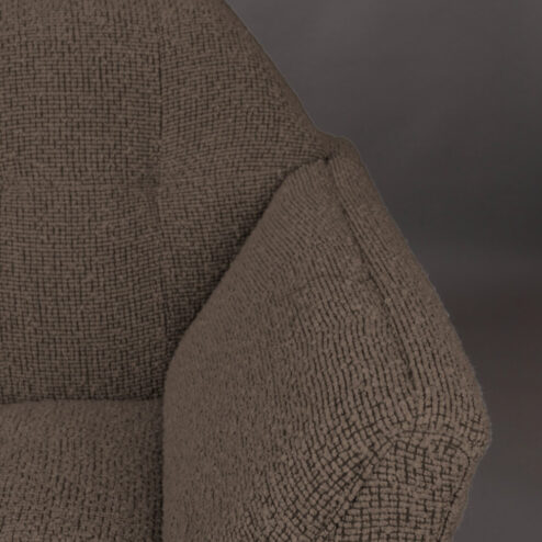 Fauteuil Kate Bouclé Camel 94cm