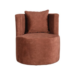 Fauteuil Nora Rust Velours