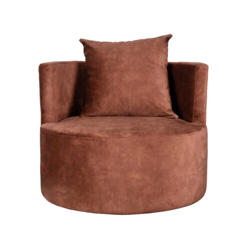 Fauteuil Nora Rust Velours