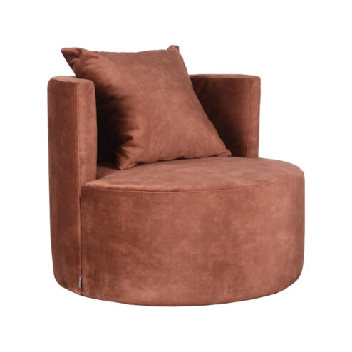 Fauteuil Nora Rust Velours