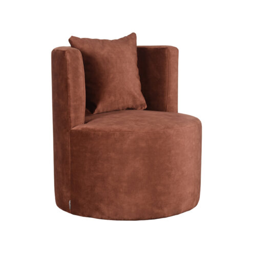 Fauteuil Nora Rust Velours