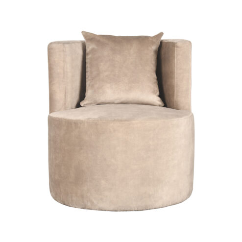 Fauteuil Nora Zand Velours