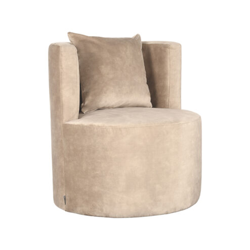 Fauteuil Nora Zand Velours