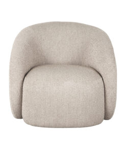 Fauteuil Ruby Beige Chicue Boucle