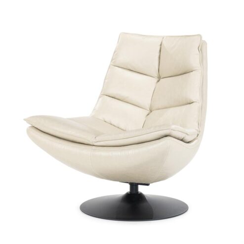 Fauteuil Sven - beige boho leder