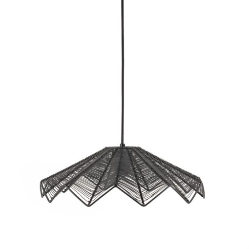Hanglamp 1-lichts Varjo Zwart 40cm