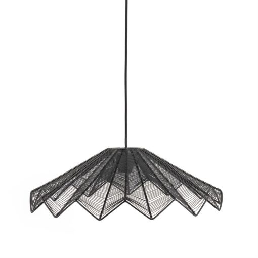Hanglamp 1-lichts Varjo Zwart 51cm