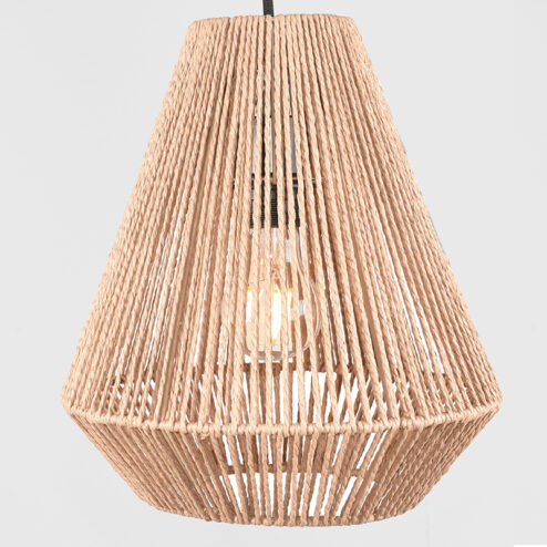 Hanglamp Brooke 2-Lichts Naturel Jute