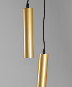 Hanglamp Emery Antiek goud Metaal 3-lichts