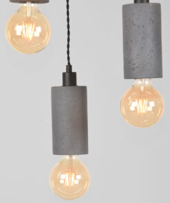 Hanglamp Frankie Concrete Beton 3-lichts