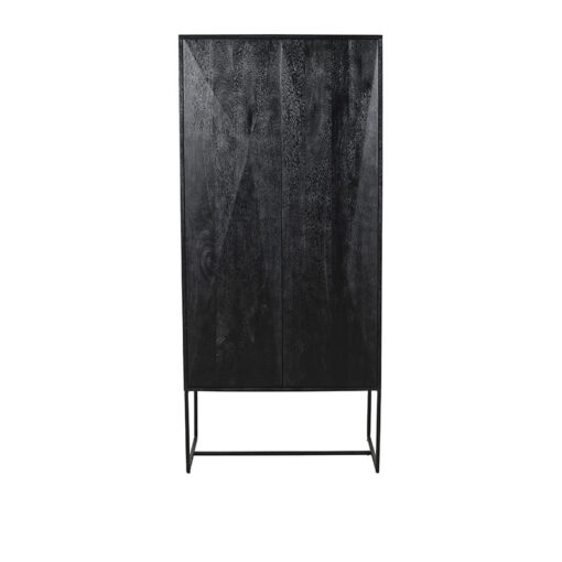 Nolana 2-deurs wandkast zwart 80 cm
