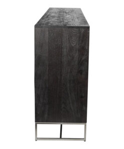 Nolana 4-deurs dressoir zwart 180 cm