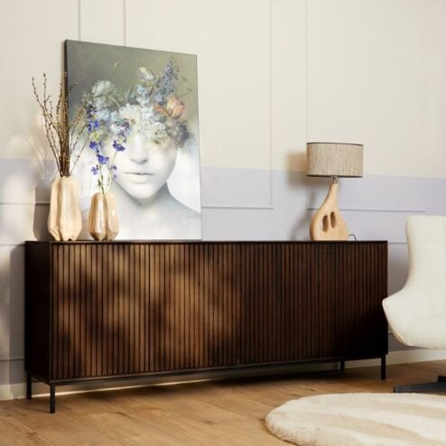 Dressoir Martin Walnoot 210cm