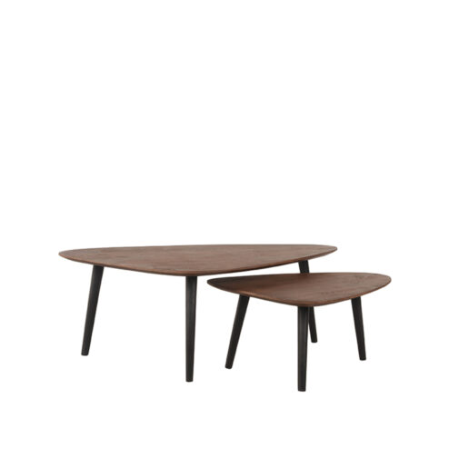 Salontafel Sylvester Espresso Mangohout 110cm