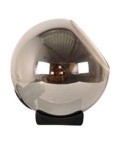 Tafellamp Firo 1-Lichts Smoke Glas