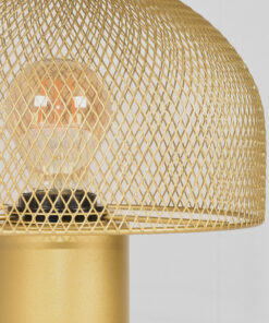 Tafellamp Fungo 1-Lichts Goud Metaal