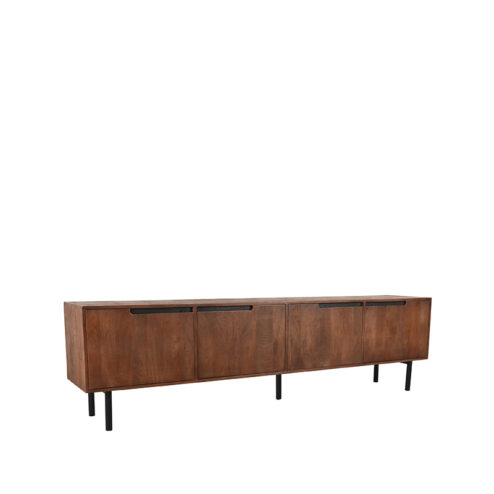 Tv-meubel Mary Espresso Mangohout 220cm