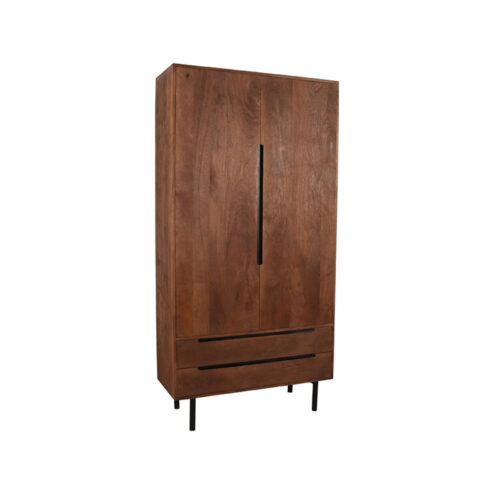 Wandkast Mary Espresso Mangohout 100cm