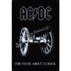 AC/DC For Those About to Rock - metalen bord